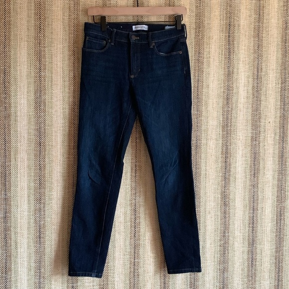 Banana Republic Blue Denim Jeans Pants Bottoms Size 27 Skinny Ankle Women - Picture 1 of 5